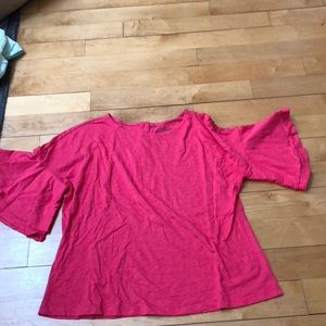 vineyard vines flutter sleeve shirt